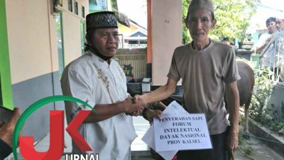 Forum Intelektual Dayak Nasional Kalsel, Potong 1 Ekor Hewan Qurban