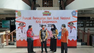 Peringatan HAN di Banjarmasin: Walikota Belum Izinkan Sekolah Tatap Muka