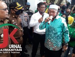 Rusak Jalan Warga, Pemuda Islam Desak Kejati Panggil Penanggung Jawab Proyek RK3 Kelayan Barat