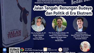 Dispersip Kalsel Siap Bedah Buku Karya Prof Mujiburrahman, Rektor UIN Antasari Banjarmasin