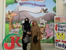 Fan Setia Dispersip Kalsel, Gembira Temui Rombongan Hj. Nurliani Saat Kunker di Kotabaru