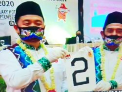 Sang Petahana H. Ibnu Sina dan H. Arifin Noor, Mendapat Nomor Urut 02 di Pilkada Banjarmasin 2020