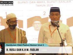 Guru Fadhlan Tertarik Dampingi H. Rusli, Karena Slogan Banjar Manuntung