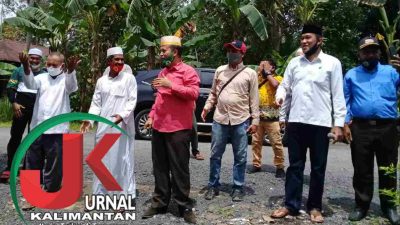 Silaturahmi H. Rusli ke Tatah Makmur, Warga Berharap Dibangunkan Mapolsek