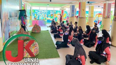 Dispersip Kalsel Manjakan Pengunjung PSAA Budi Mulia Banjarbaru