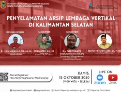 Sedaring Penyelamatan Arsip Lembaga Vertikal di Provinsi Kalsel, Segera Digelar Dispersip Kalsel