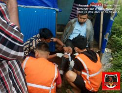 Laka Tunggal di Kawasan Jalan Tol Lingkar Selatan