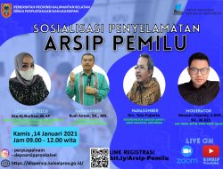 Pentingnya Sejarah Suksesi Kepemimpinan, Dispersip Kalsel Gelar Sosialisasi Pengelolaan Arsip Pemilu