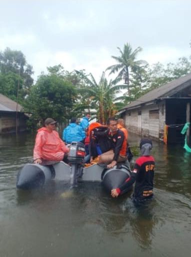 BPBD Tanbu bantu banjir pelaihari