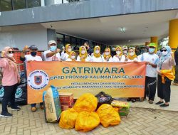 Gatriwara Kalsel Salurkan Bantuan Ke Posko Pengungsi Banjir