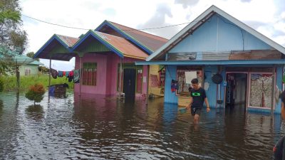 Air Sungai Meluap, 6 Desa di Kalumpang Terendam