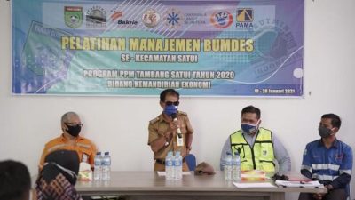 Puluhan Perwakilan Desa di Satui Dapat Pembekalan Manajemen BUMDes