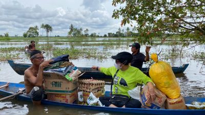 Desa Munggu Raya Masih Terendam, Tim Palnam Peduli Kembali Ambil Bagian 