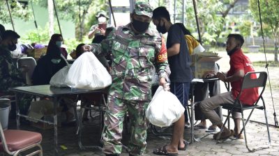 Bantu Korban Banjir, Pusbekangad Sediakan 1.500 Bungkus Makanan per Hari