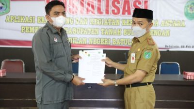 Aplikasi Layanan Eraterang dari Mahkamah Agung RI Disosialisasikan Pengadilan Negeri dan Pemkab Tanbu