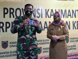 Tingkatkan Literasi, Dispersip Kalsel Siap Bersinergi di TMMD ke-110 