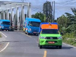 Semangat Sukseskan TMMD ke-110, Tim Dispersip Kalsel Sudah Berangkat Sehari Sebelum Pembukaan