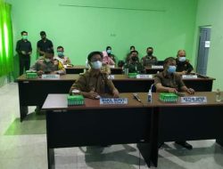 Wabup dan Ketua DPRD Batola Ikuti Rapat Perpanjangan PPKM Mikro se-Kalsel 