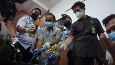 Barbuk Hasil Kejahatan Dimusnahkan Kejari Batola