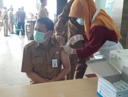 ASN Pemko Banjarmasin Antusias Ikuti Vaksinasi