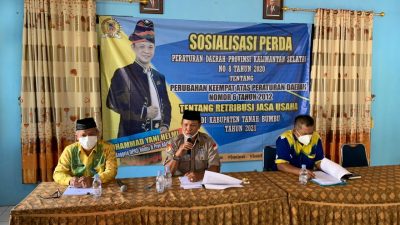 Paman Yani Sosper Perda Retribusi Jasa Usaha