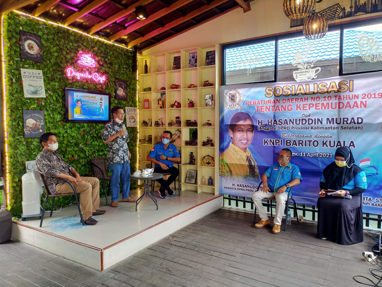 Suasana Sosper Anggota DPRD Kalsel, Hasanuddin Murad Di Barito Kuala
