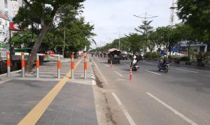 Dijadikan Kawasan Tertib Lalu Lintas, Penyalahguna Trotoar A. Yani Siap-siap Ditindak