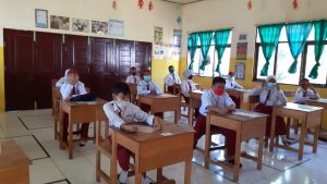Pembelajaran Tatap Muka Hari Pertama di Kabupaten Banjar Berjalan Lancar