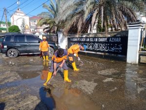 Bakal Jadi Serambi Madinah, Pemkab Tanbu Gencar Bersihkan Sejumlah Ruas Jalan
