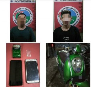 Kedapatan Menyimpan Sabu, Dua Warga Kelurahan Bangkal, Kecamatan Cempaka Diringkus Polisi