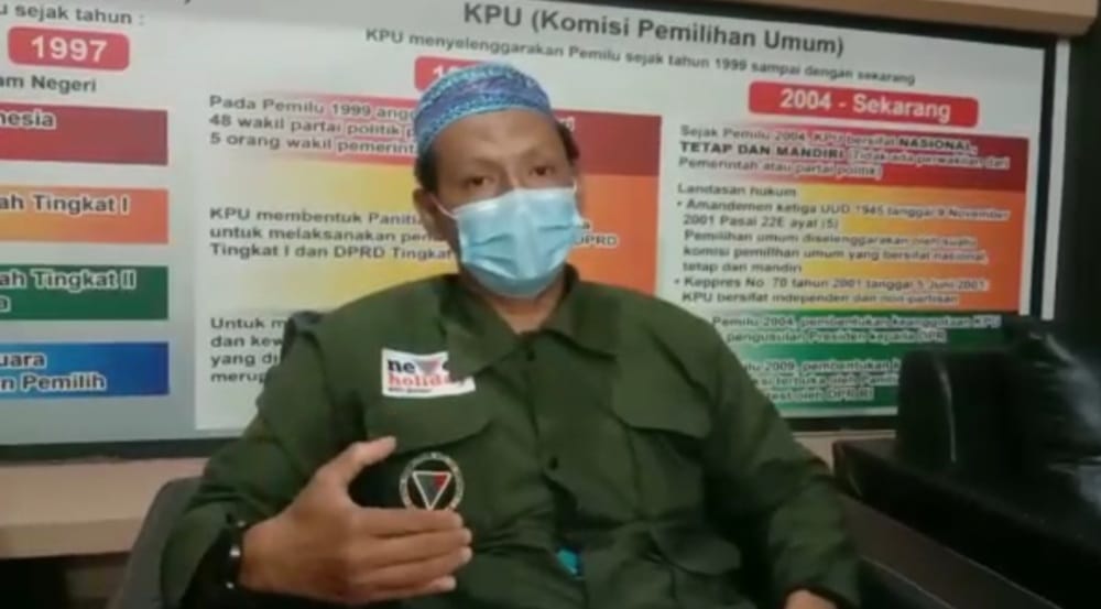 Komisoner KPU Kalsel Divisi Program dan Data, Siswandi Reyaan