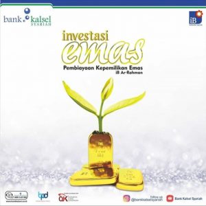 Bank Kalsel Syariah, Tawarkan Investasi Emas dengan Mudah