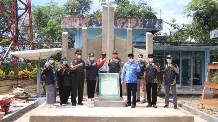 Pemugaran Monumen Munggu Raya HSS Hampir Selesai