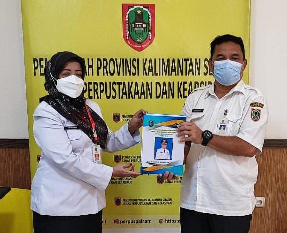 Kunjungi Perpustakaan Palnam, Dispersip HSU Didorong Memiliki Kinerja Terukur