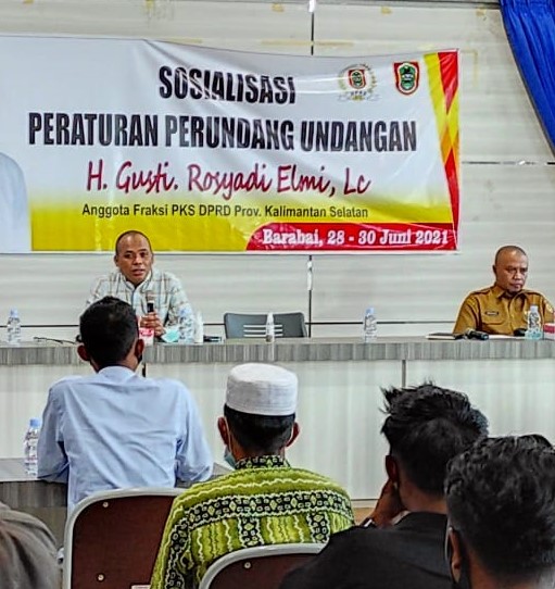 Wakil Rakyat Sosialisasikan Perda Mengenai Keterbukaan Informasi Publik di HST