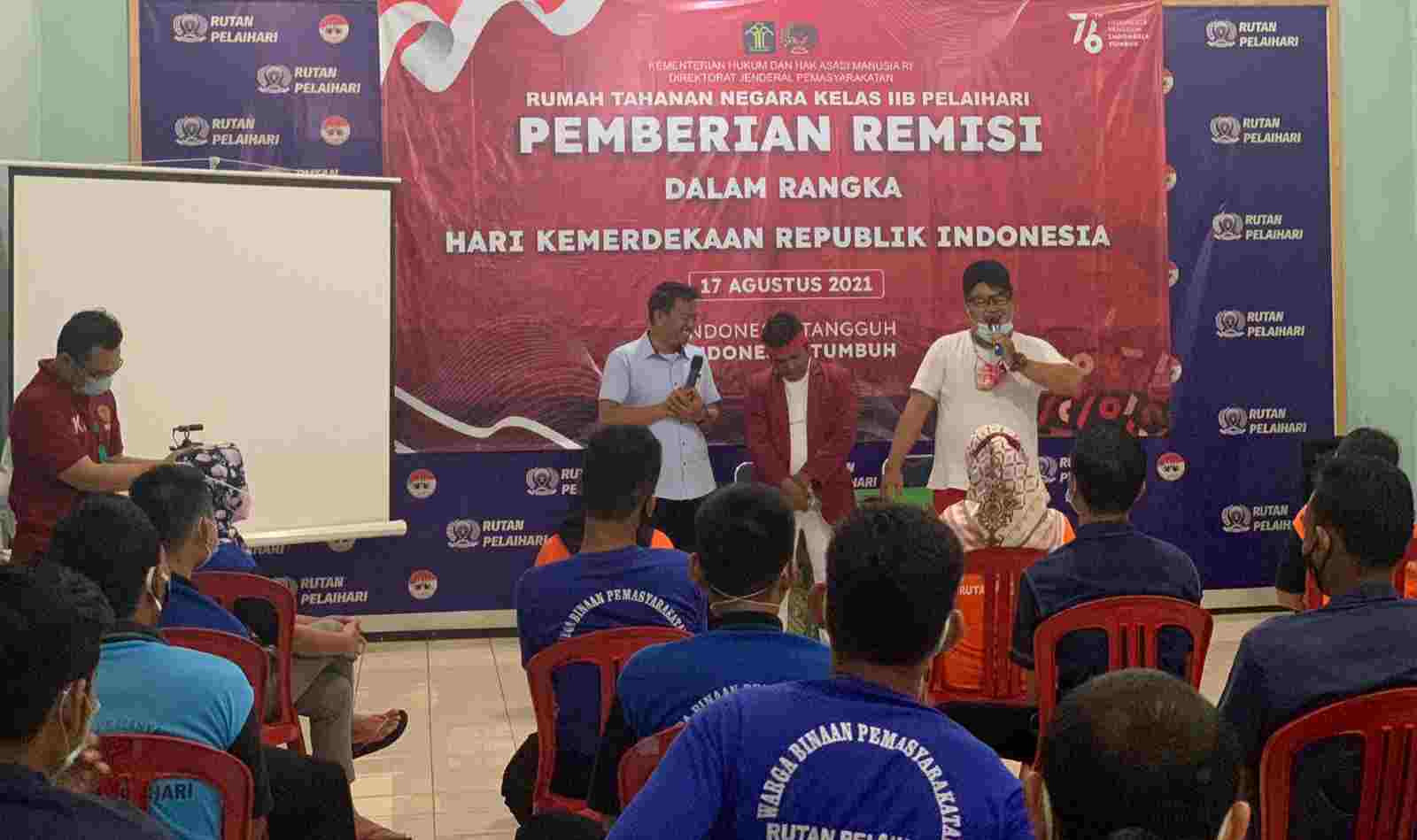 Tim Pusling Palnam Hibur dan Ajak Warga Binaan Rutan Kelas IIB Pelaihari Tingkatkan Minat Baca