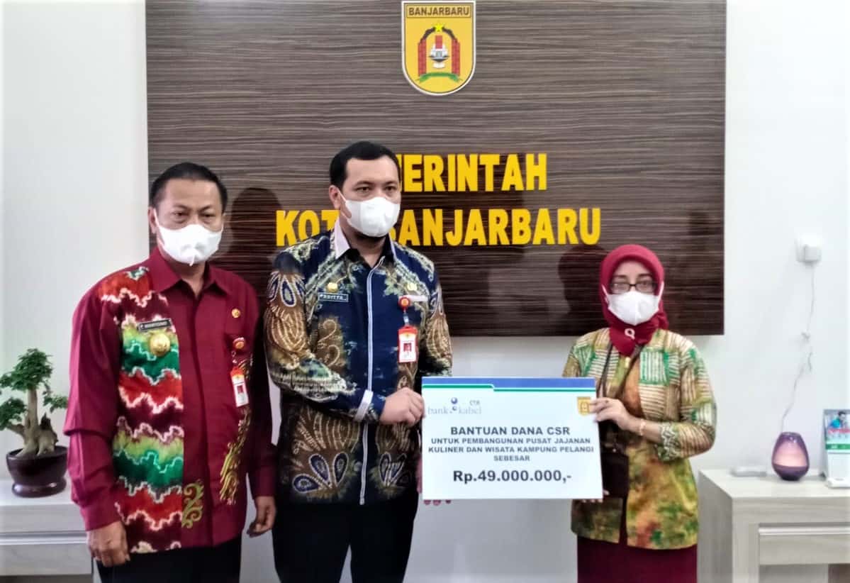 CSR Bank Kalsel, Sokong Eksistensi UMKM Banjarbaru di Tengah Pandemi
