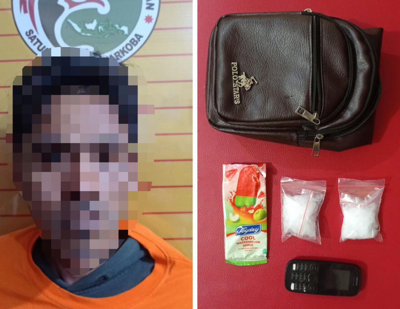 Apes! Usai Alami Lakalantas, Pria Ini Kepergok Bawa Sabu