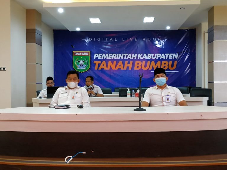 Dihelat Secara Virtual, Diskominfo Tanah Bumbu Ikuti Monev SP4N Lapor