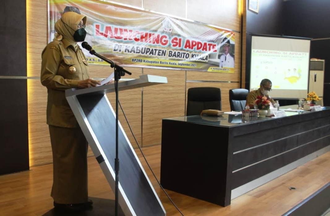 Optimalisasi Pajak Daerah, BP2RD Batola Launching Aplikasi “Si Apdate”