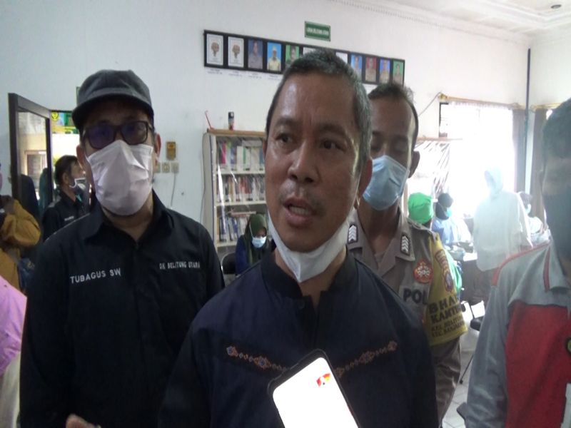 Peserta Vaksinasi di Kelurahan Belitung Utara Mendapat Bingkisan