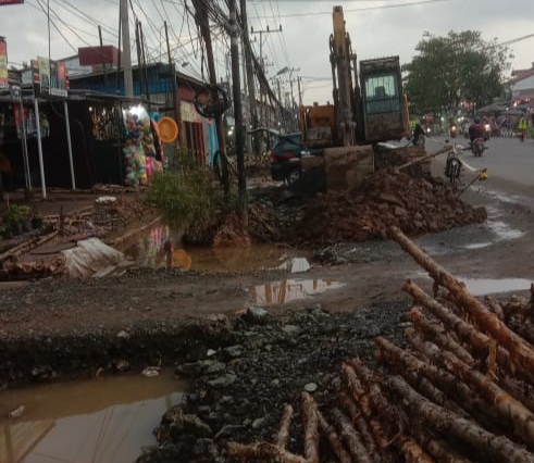 Pelebaran Jalan Handil Bakti Ditargetkan Rampung Akhir Bulan Ini