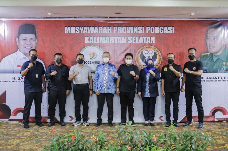 Bang Dhin Terpilih Jadi Ketua Porgasi Kalsel