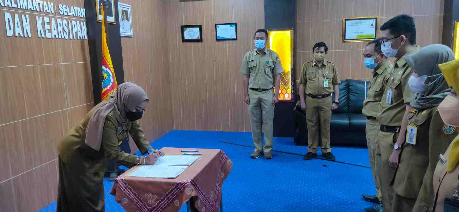 Dispersip Kalsel Dapat Tambahan SDM Tunjang Kemajuan Pelayanan