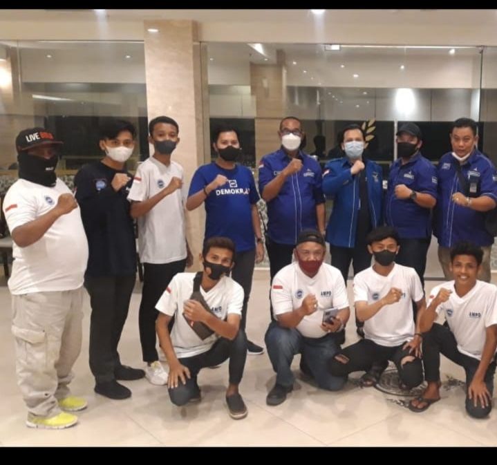 AMPD Kalsel Turut Jaga dan Amankan  Muscab Partai Demokrat
