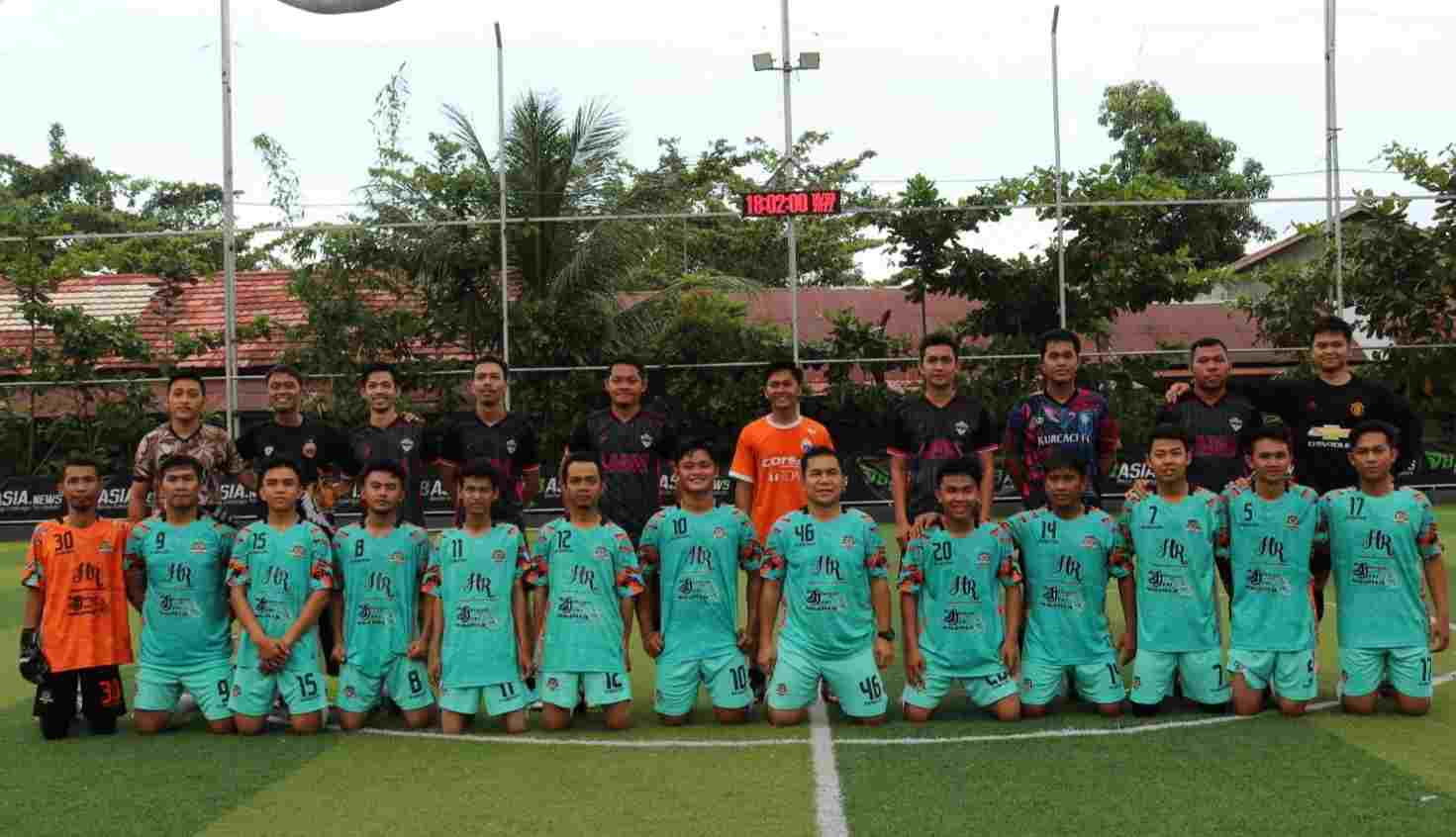 Perkuat Sinergi, Dispersip Kalsel Ajak Lapas Banjarmasin Bermain Sepak Bola Mini