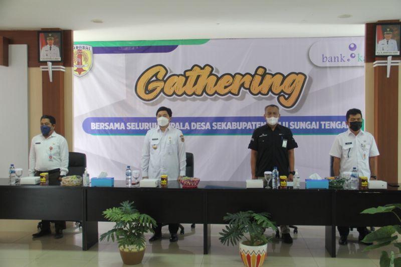 Bank Kalsel Gelar Gathering Bersama Seluruh Kepala Desa Se-Kabupaten HST