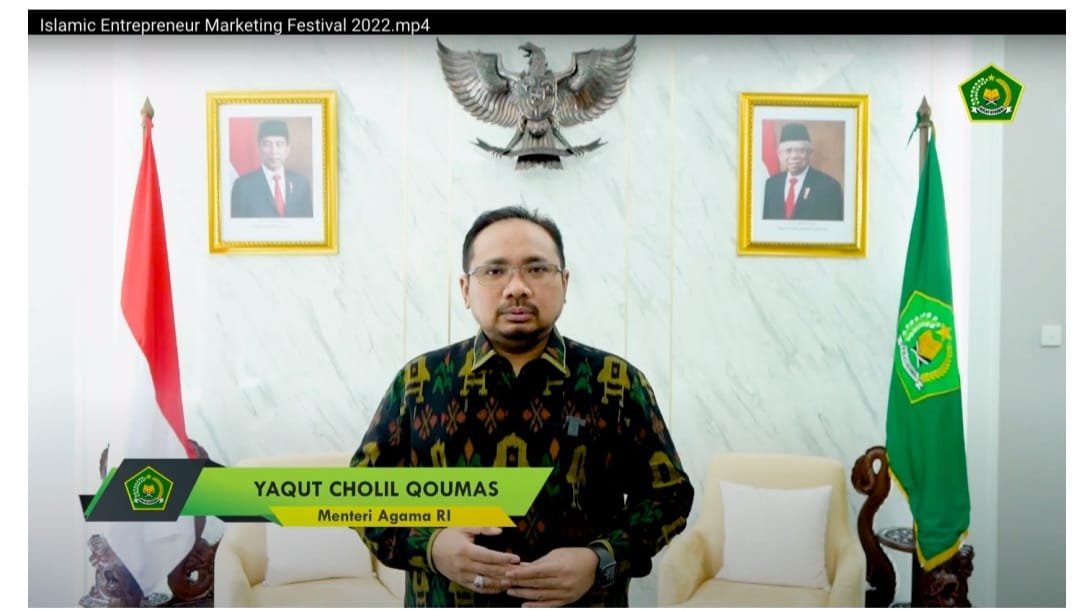 Menag Dukung Percepatan Kemandirian Ekonomi Pesantren di IEMF 2022