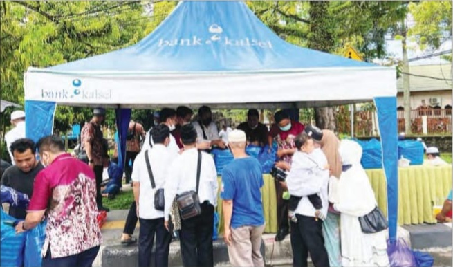 Siapkan 1000 Nasi Kotak, Bank Kalsel Dukung Kegiatan Haul Datu Kalampayan