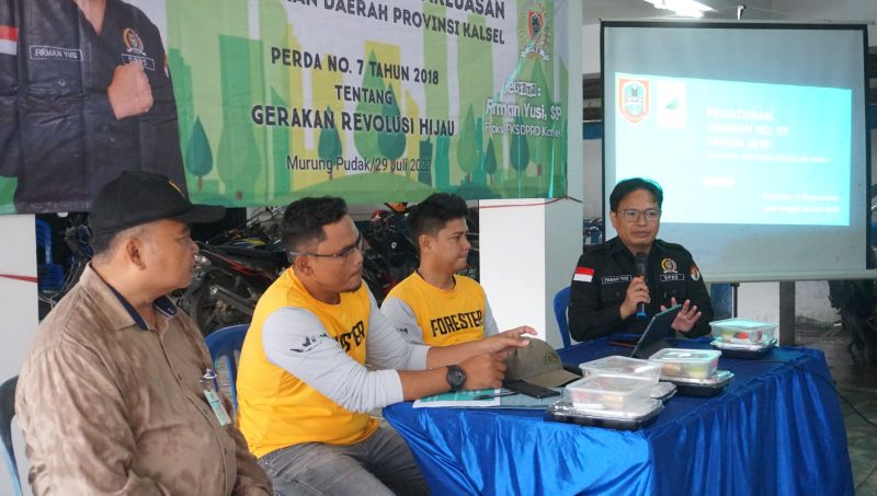 Firman Yusi Dukung Komunitas PPBI Hijaukan Tepian Sungai